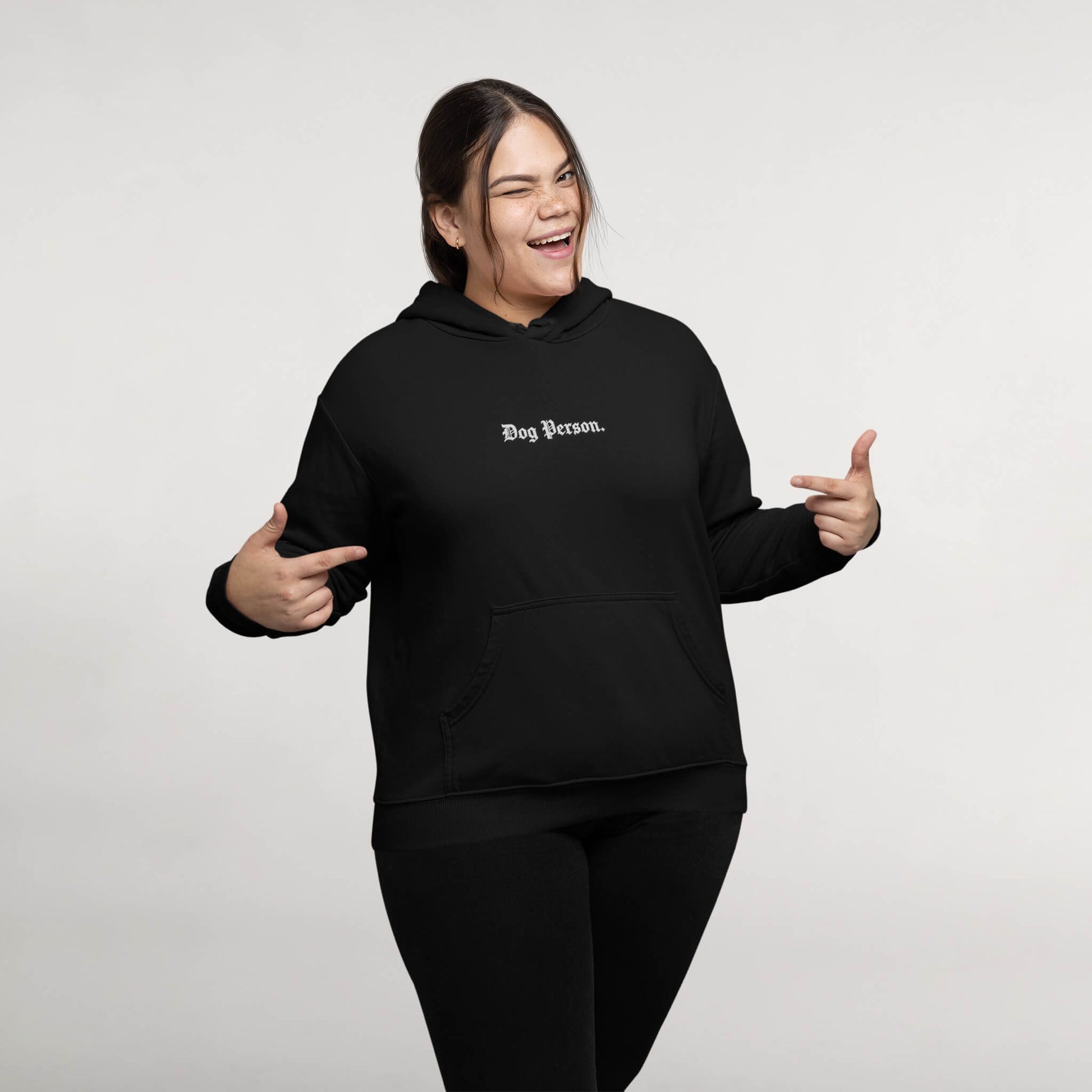 Dog Person Embroidered Unisex Hoodie - Dogloverclothing.com