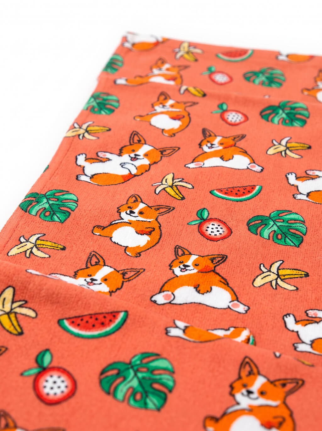Tropical Corgi Chill Out Towel 30x60 in