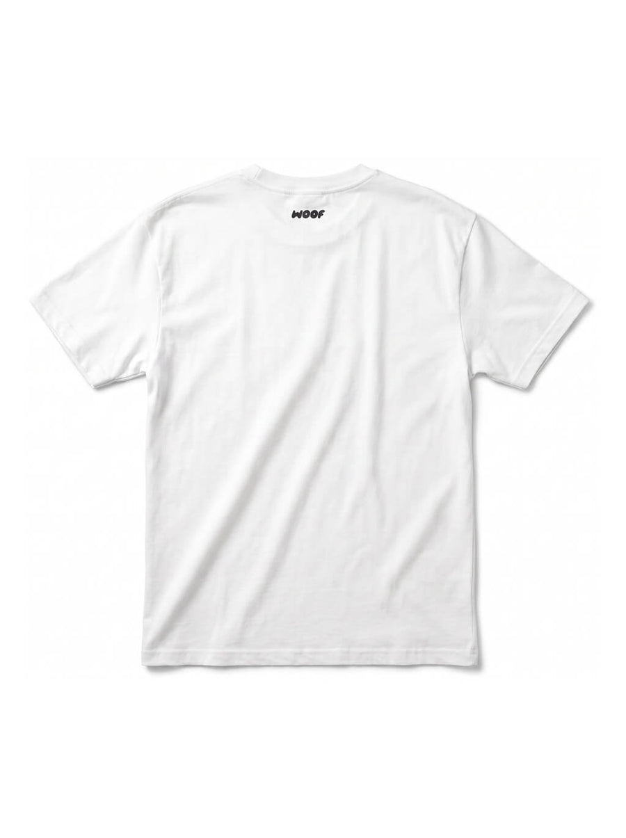Back of the white Corgeous Corgi T-Shirt from WOOF