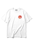 White Official Corgi Fan Club T-Shirt from WOOF, front view
