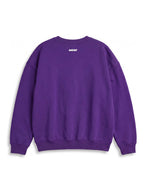 Back of the purple Custom Dog Illustration Sweatshirt from WOOF