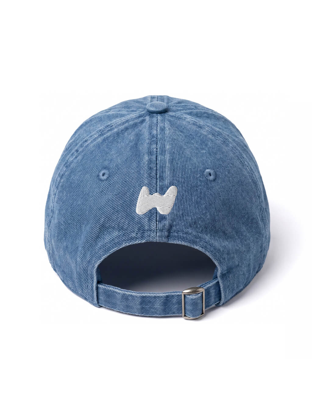 Back of the Dachshund Embroidered Denim Cap from WOOF with the adjustable strap