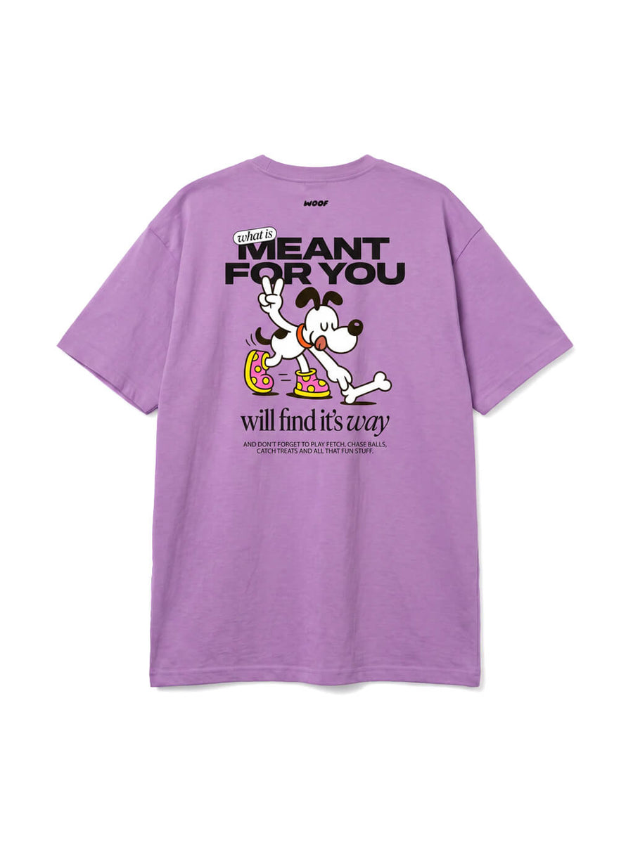 Back of the lilac This Is Meant For You Dog T-Shirt from WOOF