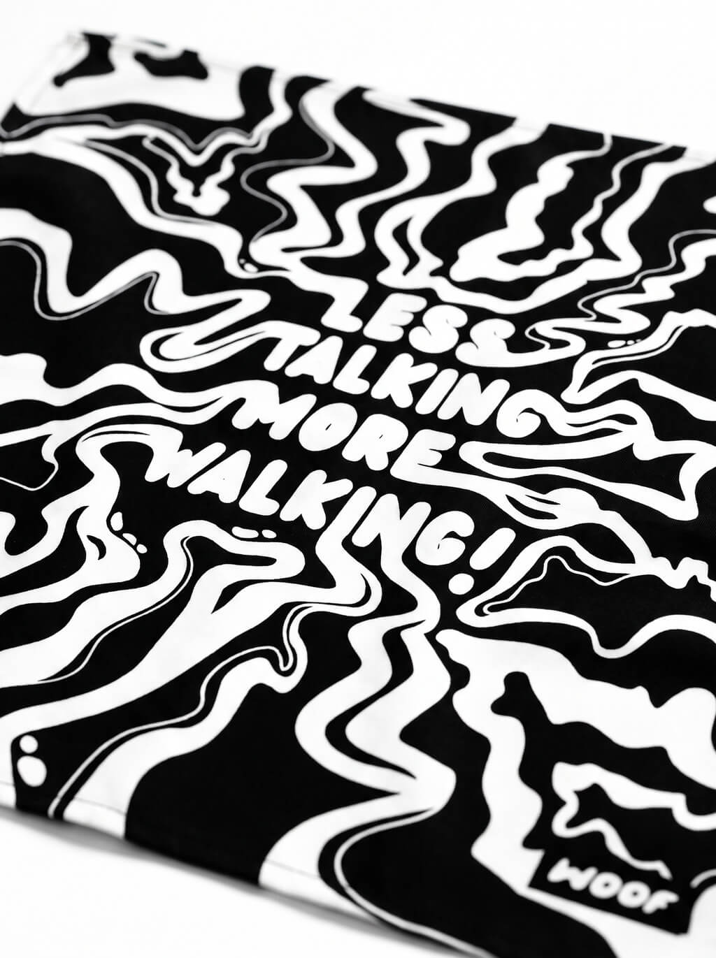 Less Talking More Walking Dog Bandana