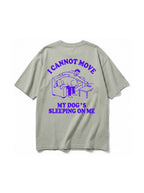 Back of the mint green Sleeping Dog T-Shirt from WOOF