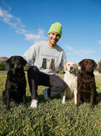 Custom Dog Illustration Unisex Sweatshirt