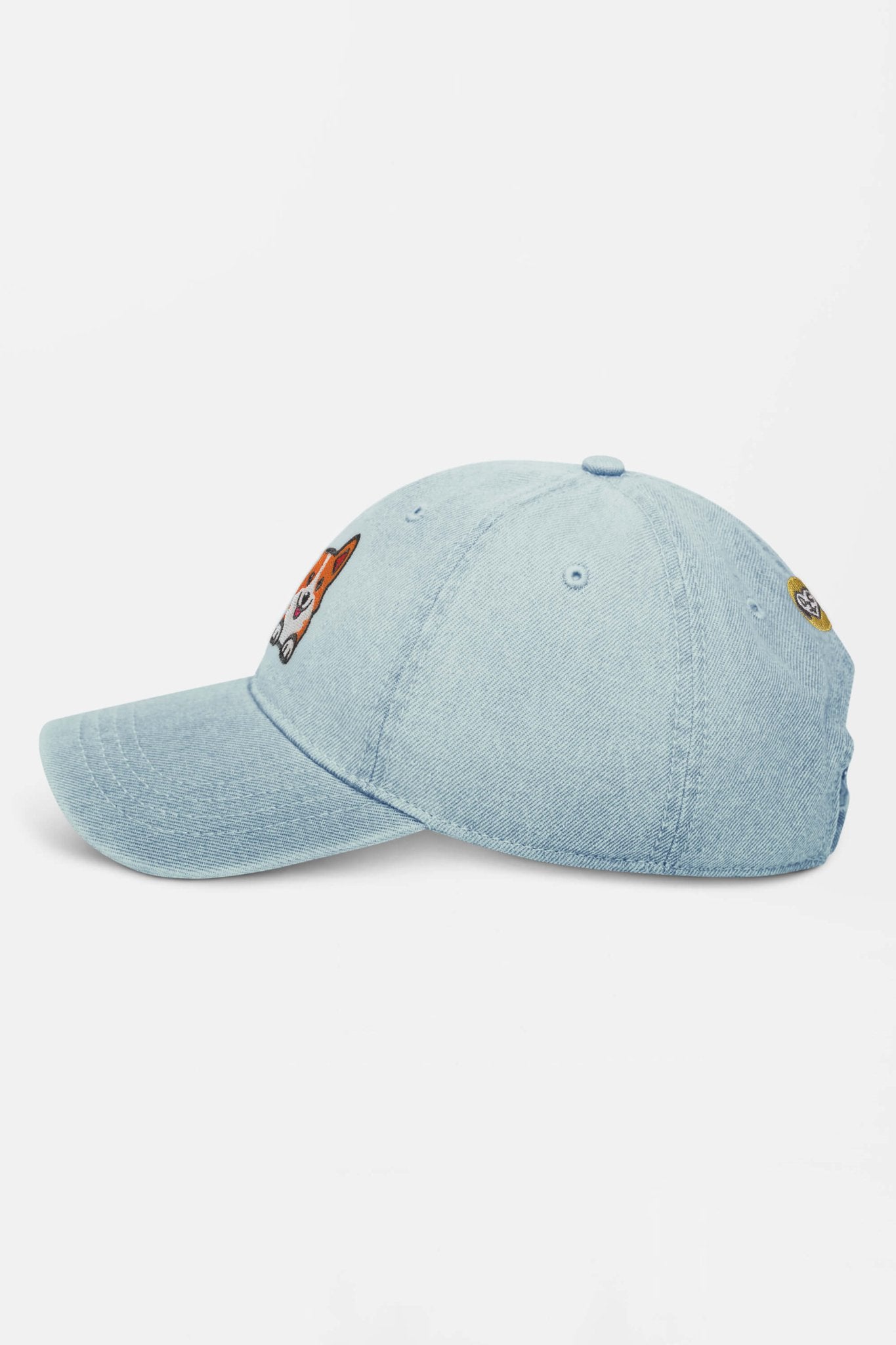 Premium Corgi Denim Cap - Dogloverclothing.com