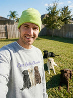 Custom Dog Illustration Unisex Sweatshirt