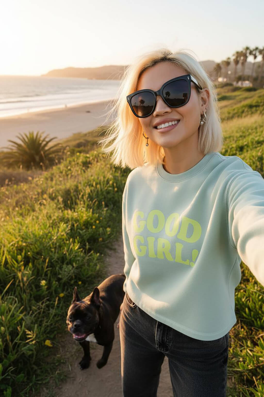 Good Girl Premium Crop Sweatshirt