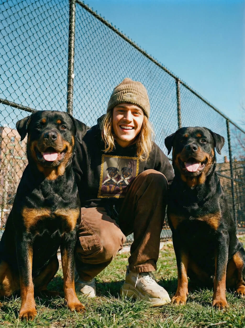 Custom Royal Dog Portrait Unisex Hoodie