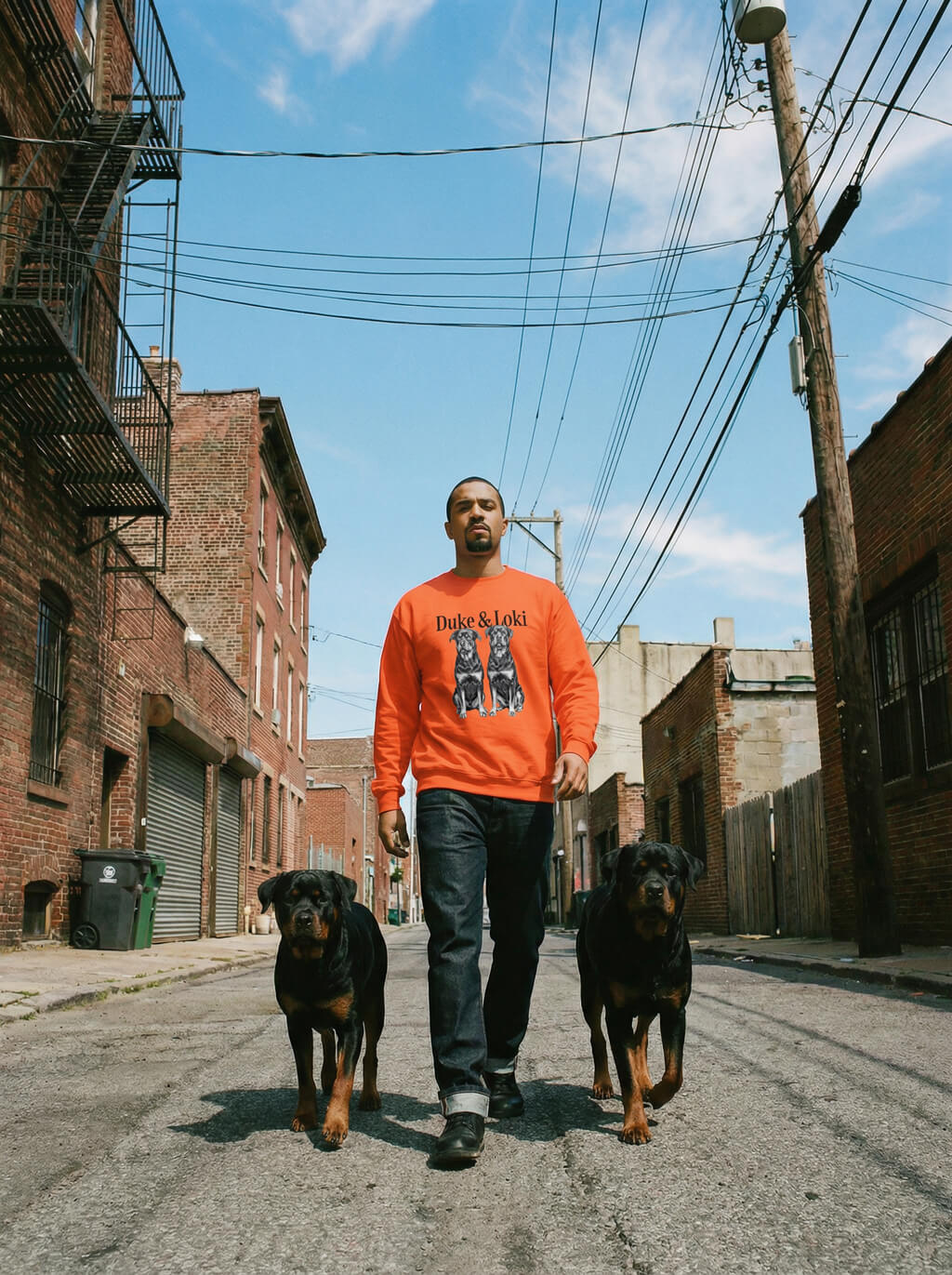 Custom Dog Sketch Unisex Sweatshirt