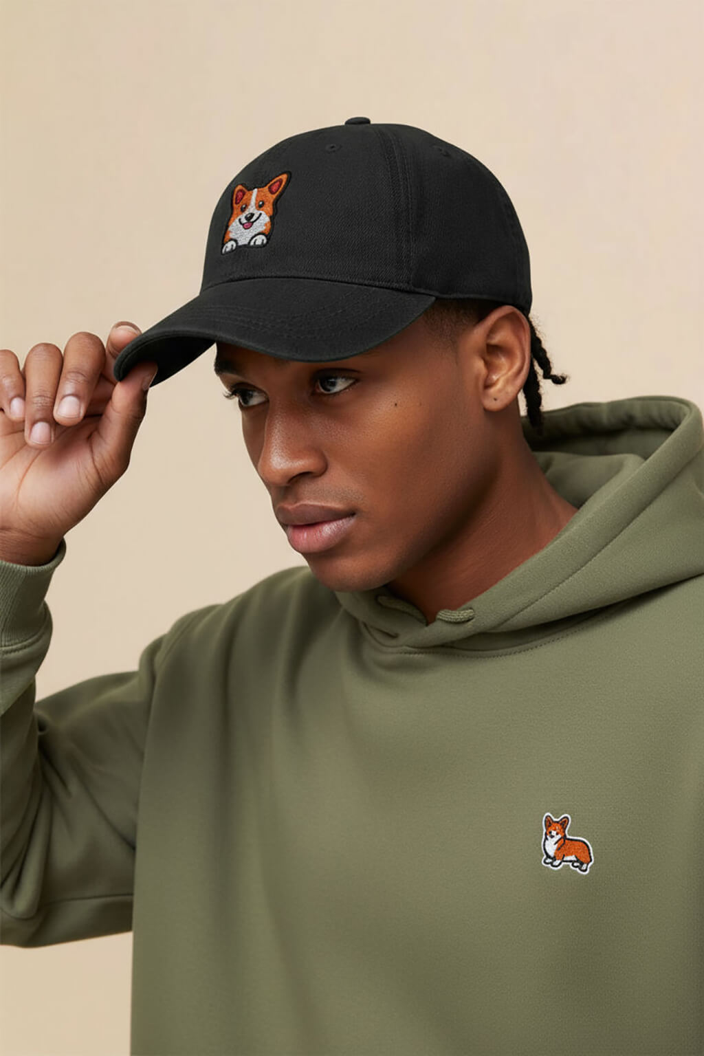 Iconic Corgi Denim Cap