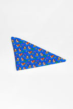 Tropical Corgi Paradise Pet Bandana Blue.