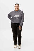 Diehard Dog Moms Club Supreme Crop Hoodie - Dogloverclothing.com