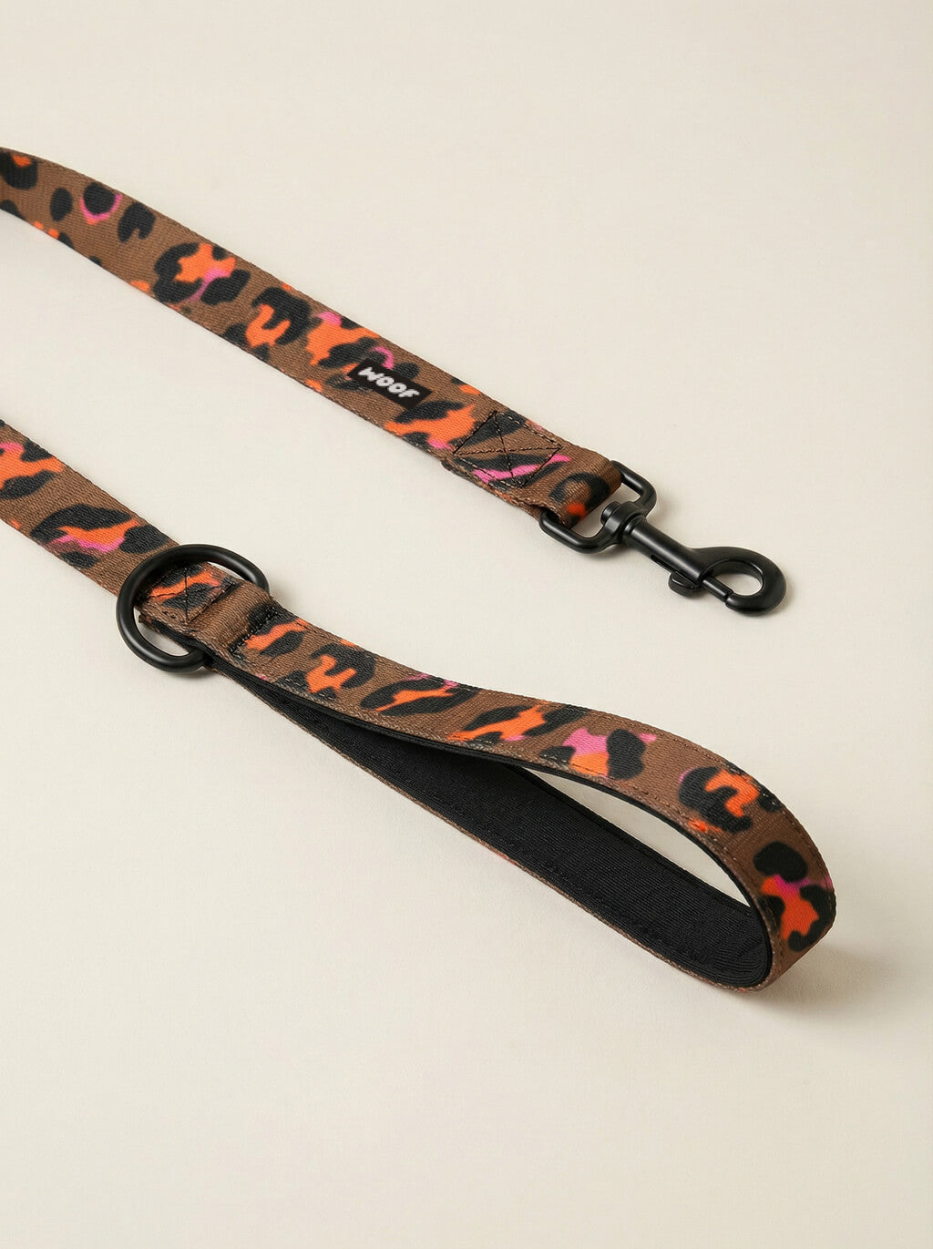 Elegant Leopard Dog Collar & Leash Set