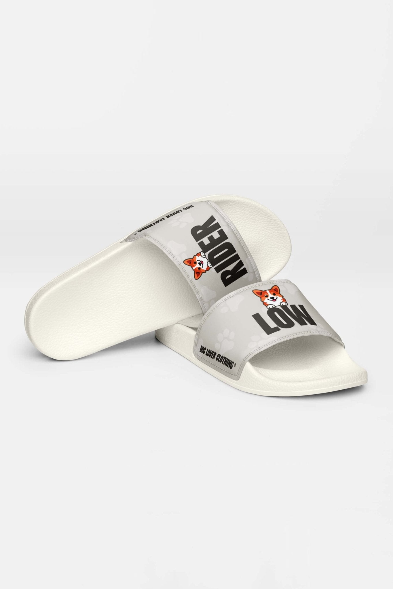 Comfy Corgi Rider Slides - Dogloverclothing.com
