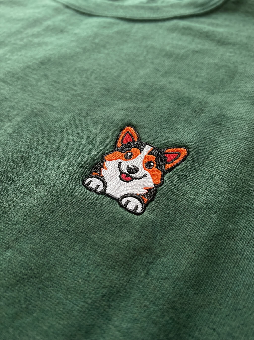 Premium Tricolor Corgi Patch Sweatshirt