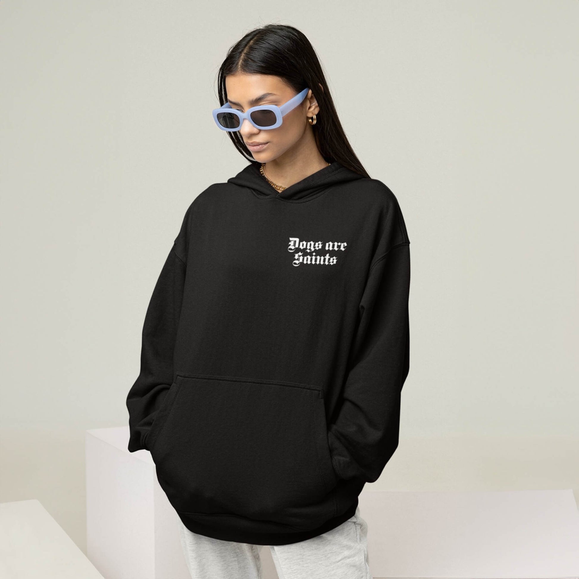 Dogs Are Saints Hoodie - Dogloverclothing.com