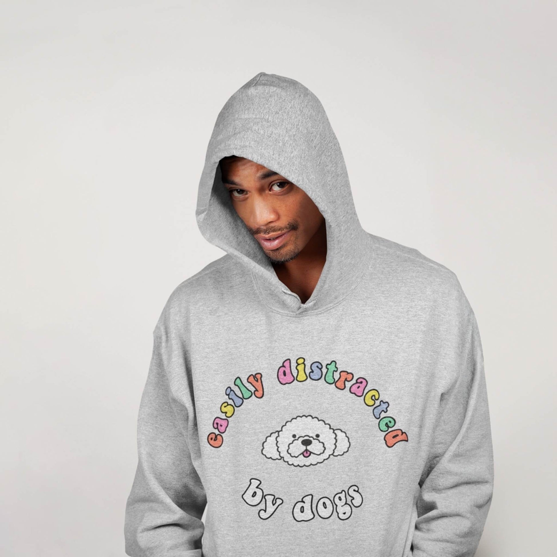Easily Distracted By Dogs Unisex Hoodie - Dogloverclothing.com