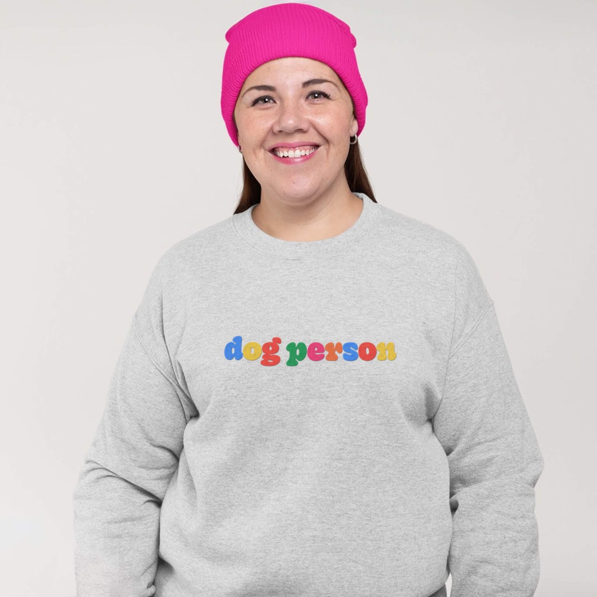 Dog Person Embroidered Unisex Sweatshirt - Dogloverclothing.com