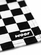 Fabric detail on the Checkered Dog Bandana from WOOF