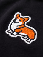 Corgi Sidekick Embroidered Hoodie