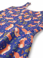 Corgi Floral Summer Dress