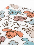 Fabric detail on the white Dog Cuties Bandana from WOOF