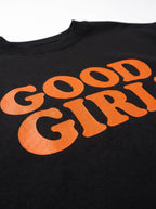 Good Girl Dog Crop Sweatshirt