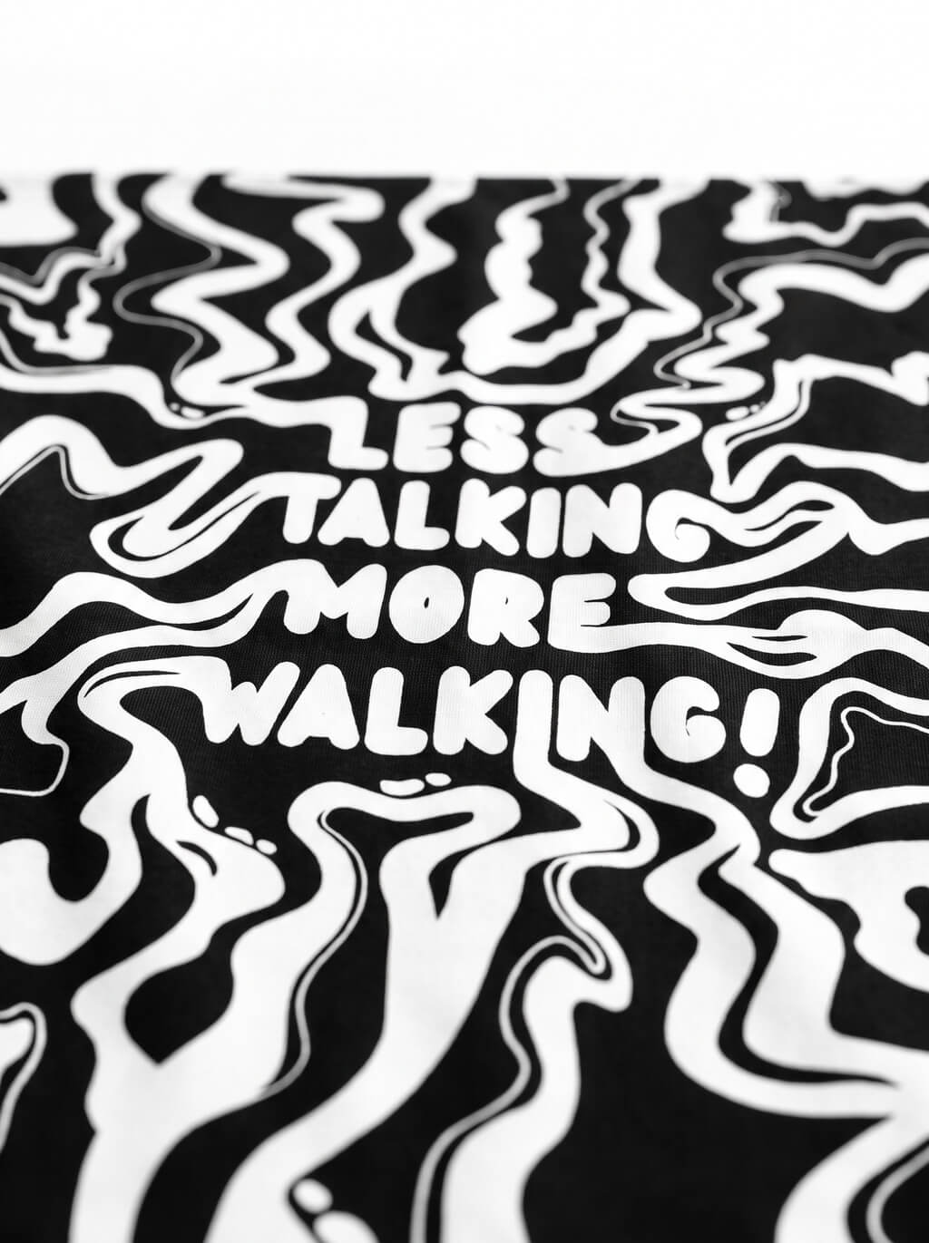 Less Talking More Walking Dog Bandana