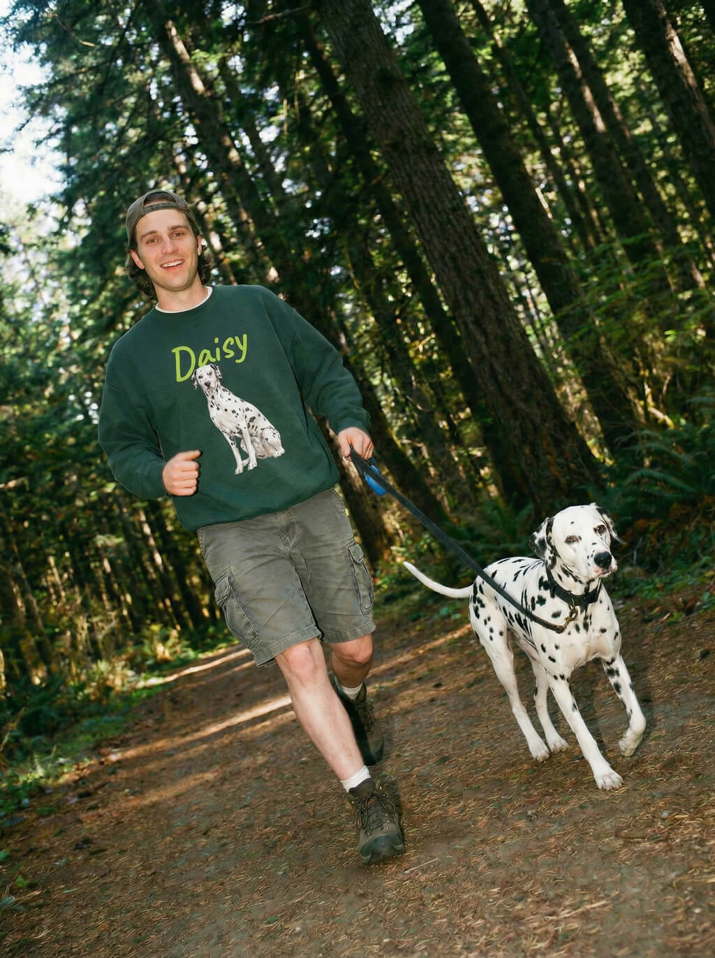 Custom Dog Illustration Unisex Sweatshirt