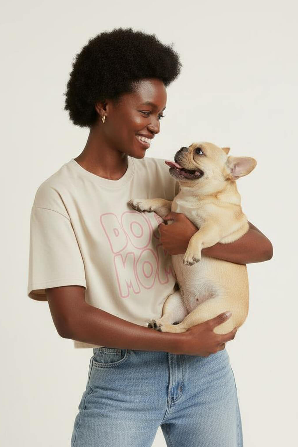 Oversized Dog Mom Crop Top