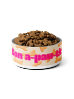 Bon-a-paw-tit Dog Bowl from WOOF in the large size, front view