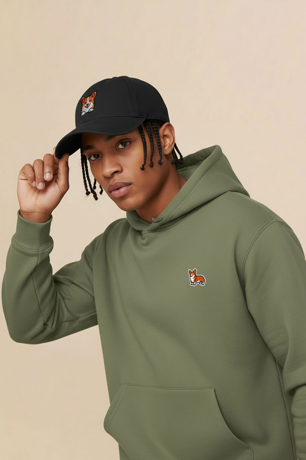 Iconic Corgi Denim Cap