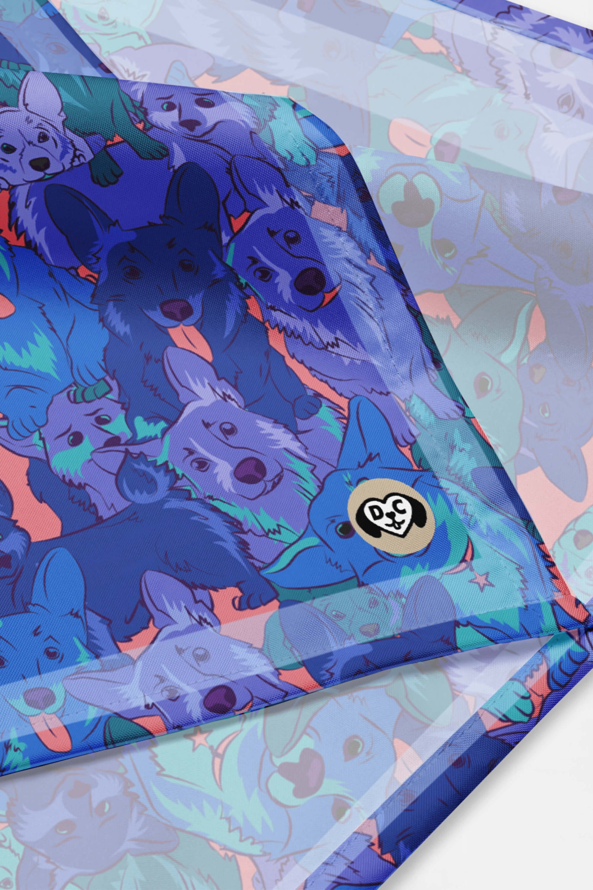 Dreamy Blues Pet Bandana - Dogloverclothing.com