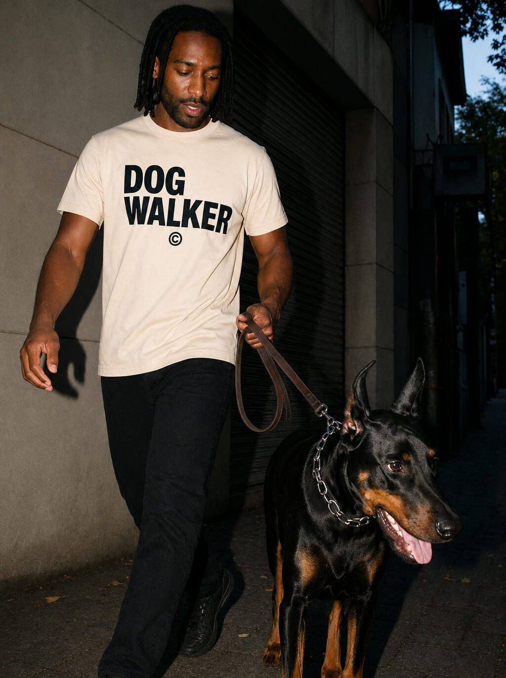 Relaxed Dog Walker© Unisex T-Shirt