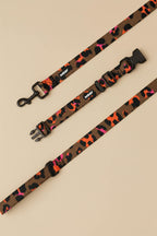Elegant Leopard Dog Collar & Leash Set