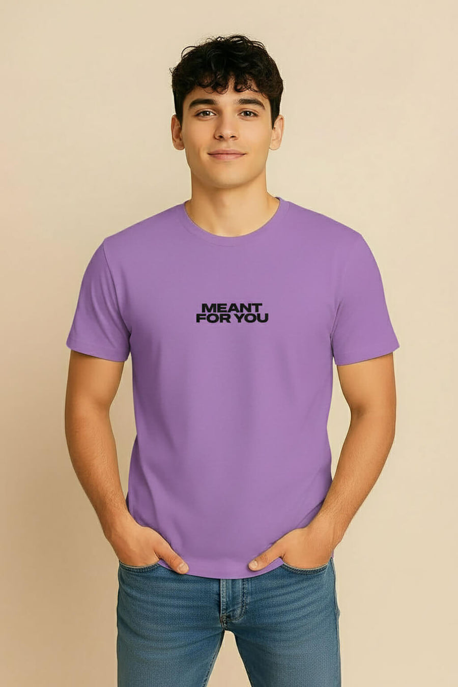 This Is Meant For You dog T-Shirt from WOOF, front view of the print