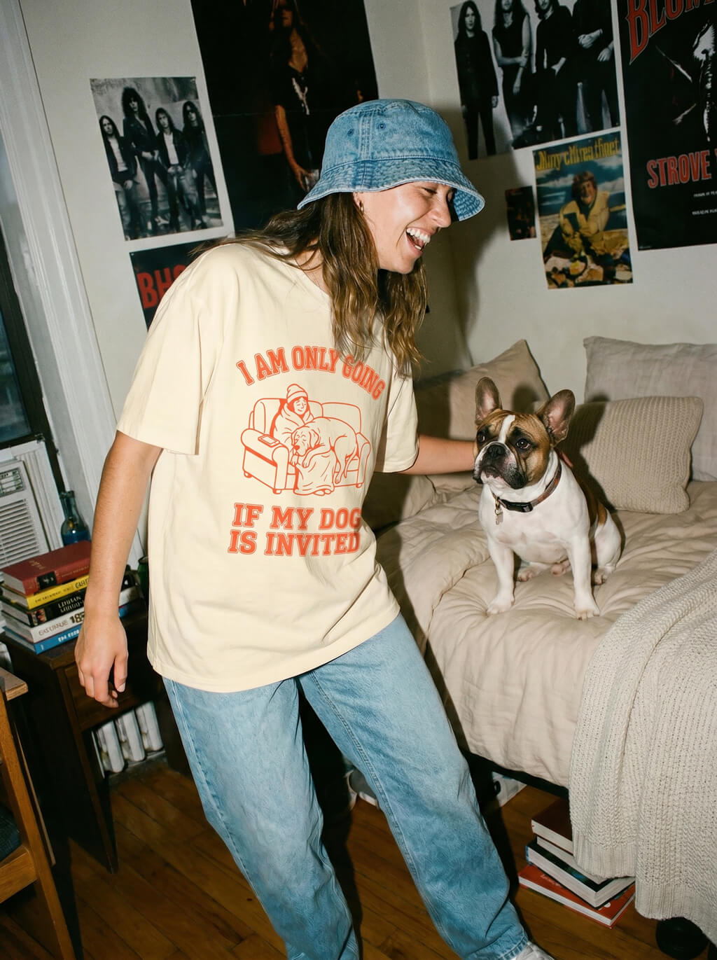Dog Is Invited Unisex Heavyweight T-Shirt