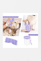 Easy Paw-Cleaner for Dogs, incl. Brush & 3 Soft Towels.
