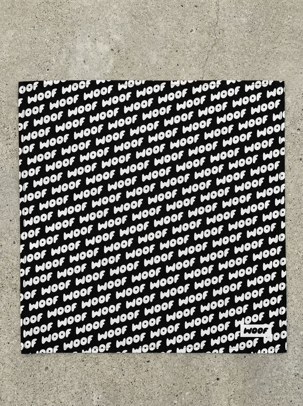 WOOF Logo Dog Bandana