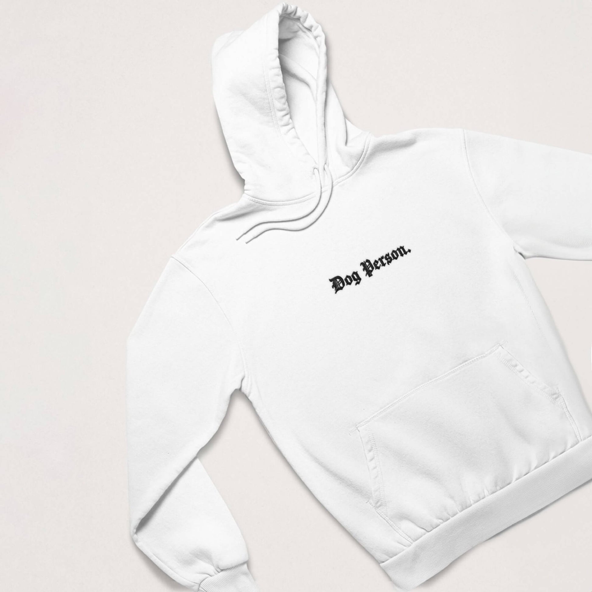 Dog Person Embroidered Unisex Hoodie - Dogloverclothing.com