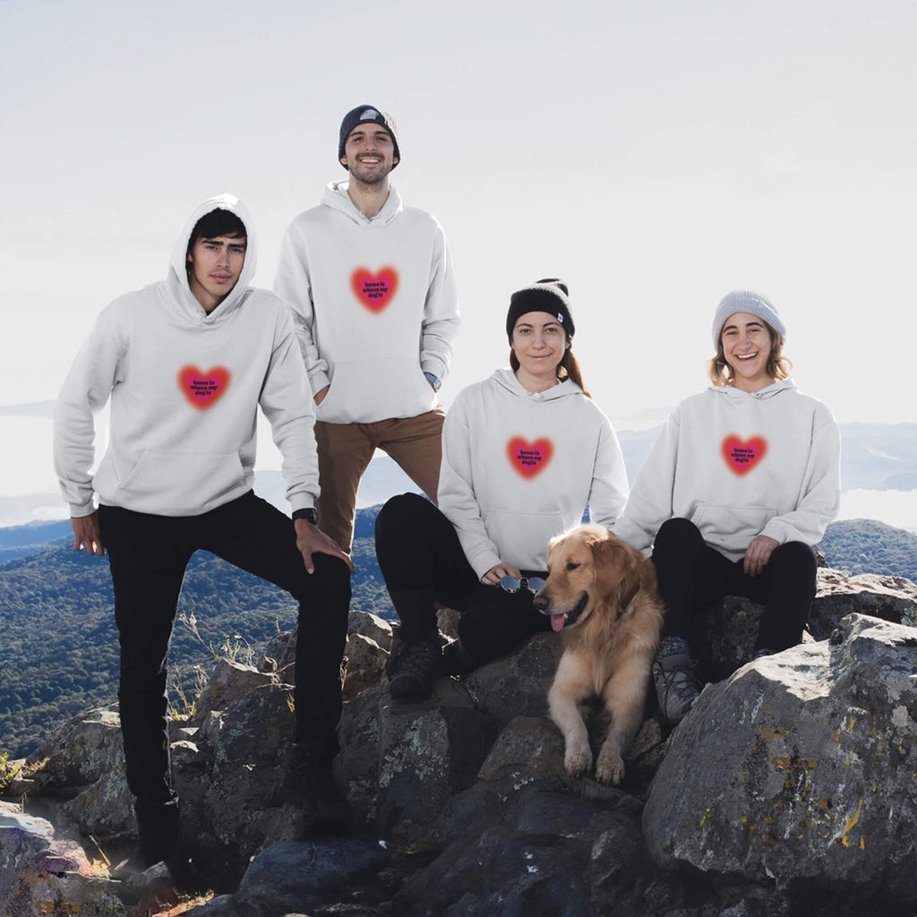 Home Is Where My Dog is Unisex Hoodie - Dogloverclothing.com