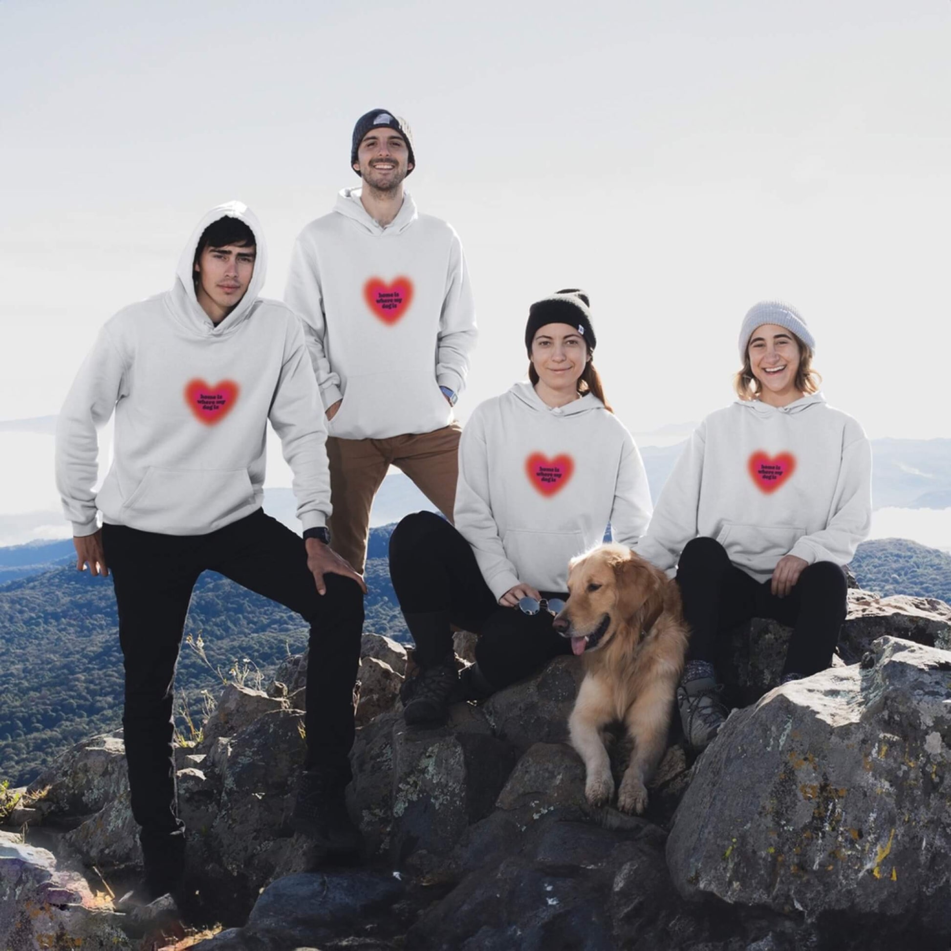 Home Is Where My Dog is Unisex Hoodie - Dogloverclothing.com