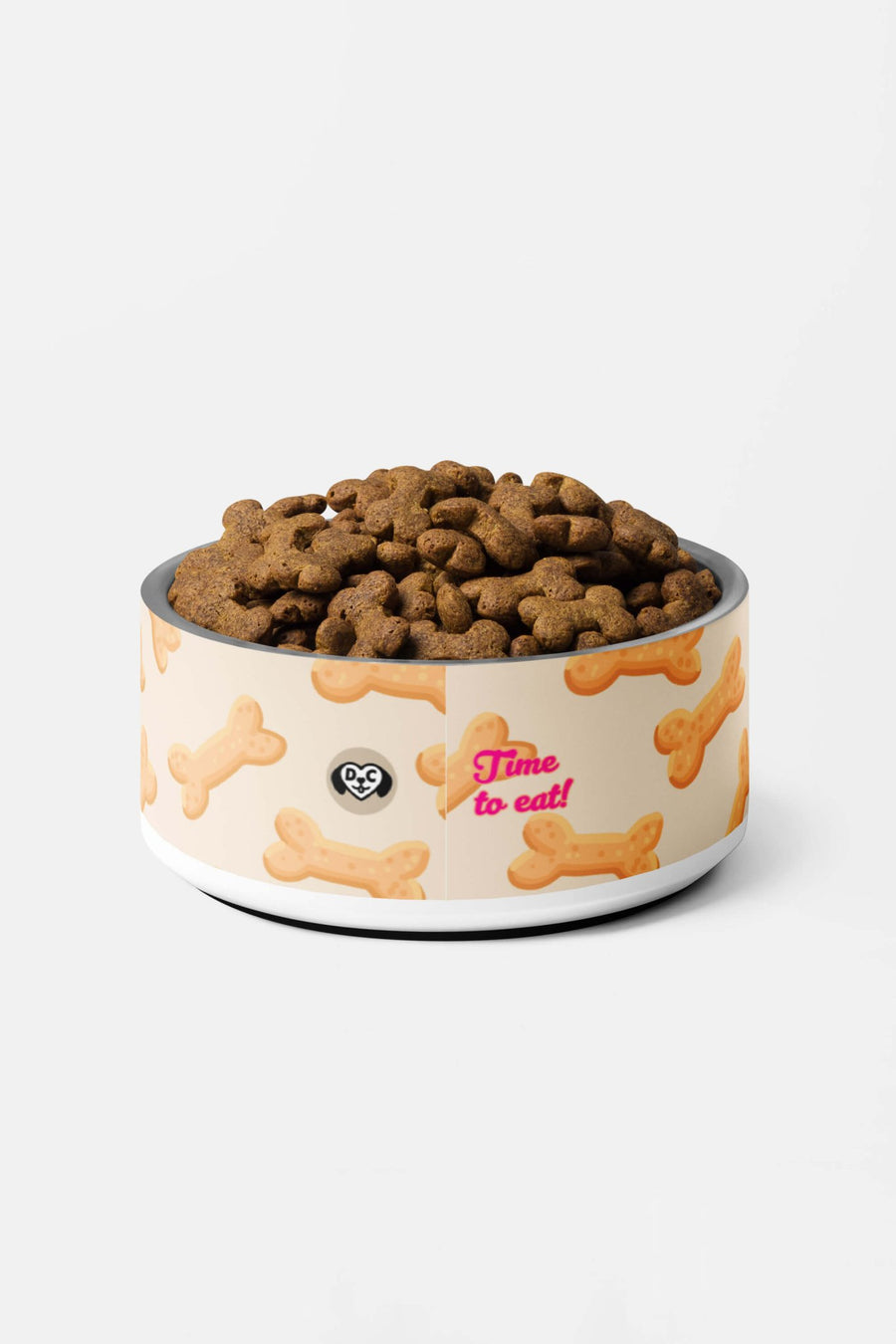 Back of the Bon a paw tit dog bowl from WOOF