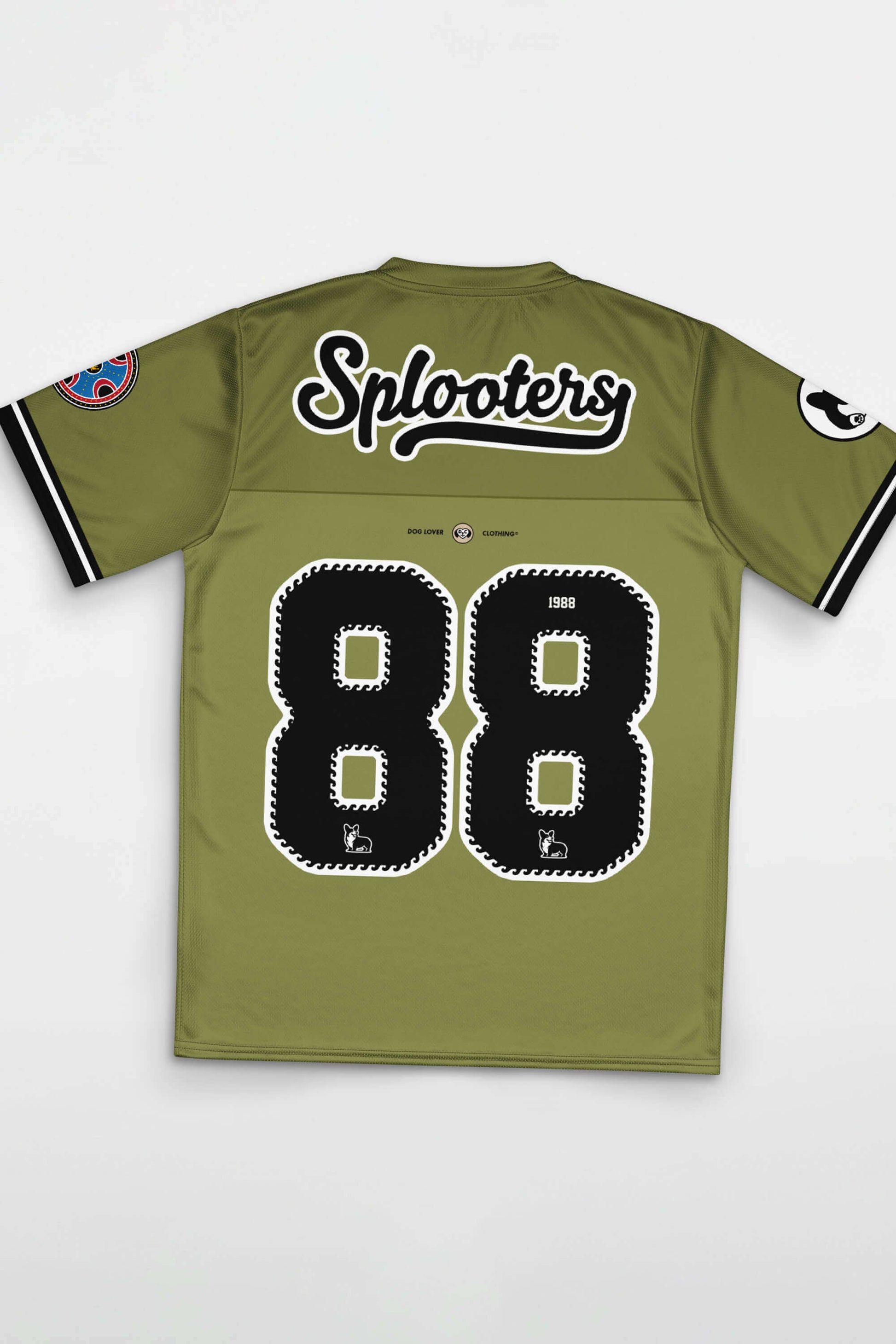 Ultimate Splooting Corgi Fan Club Jersey - Dogloverclothing.com