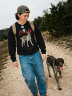 Custom Dog Illustration Unisex Sweatshirt