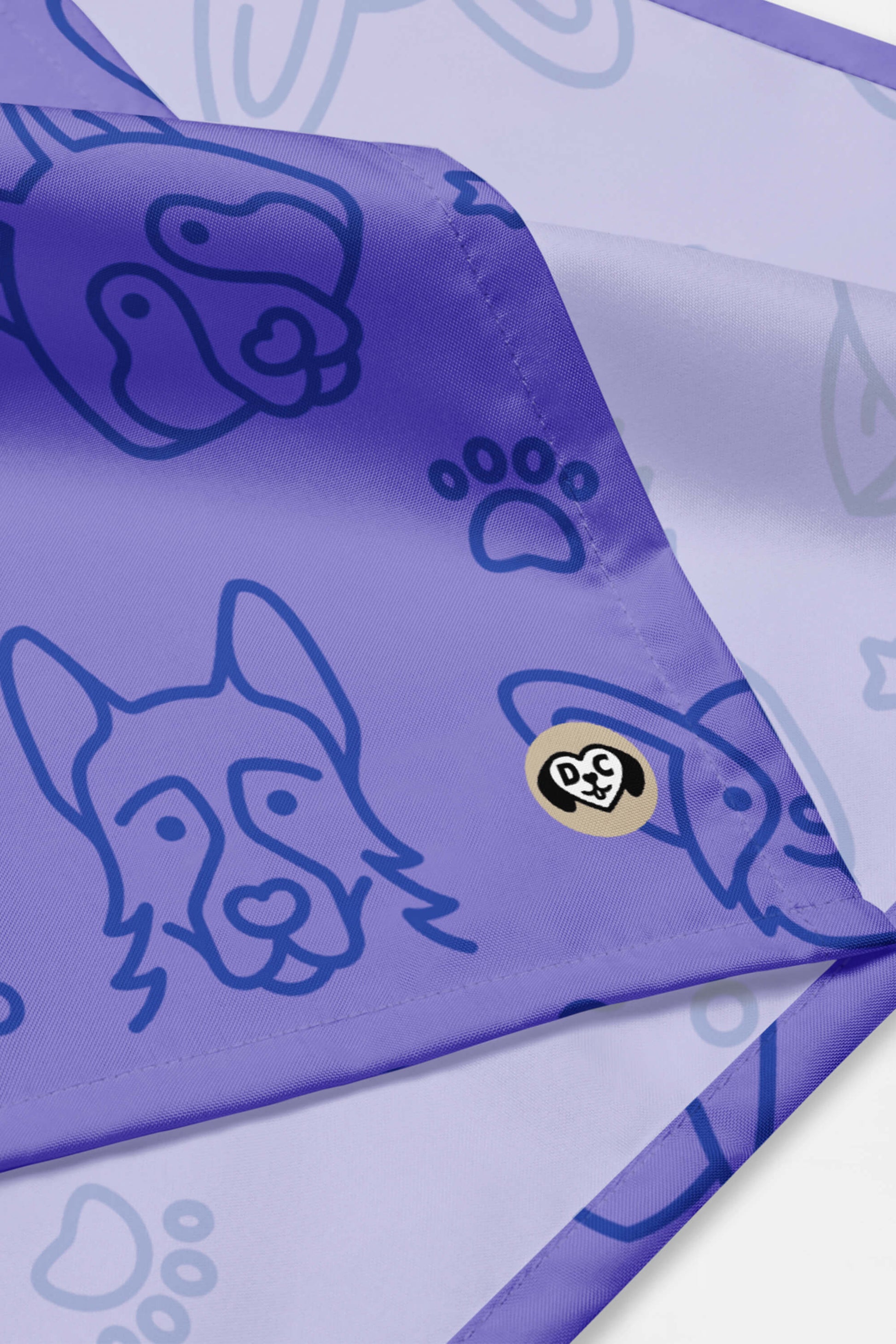 Lavender Dog Art Pet Bandana - Dogloverclothing.com