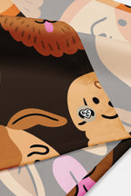 Chocolate Furry Friends Pet Bandana.