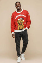 Handcrafted Golden Retriever Christmas Sweater